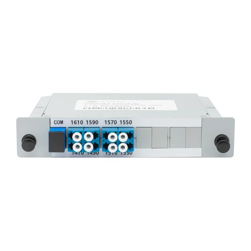 Мультиплексор B-OptiX CWDM одноволоконный 4-канальный (trx:1610-1550, 1470-1530), в пластиковом слоте