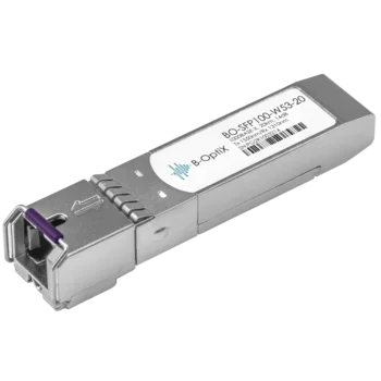 Модуль B-OptiX SFP WDM, дальность до 20км, 1550нм, 100Mb Модуль B-OptiX SFP WDM, дальность до 20км, 1550нм, 100Mb
