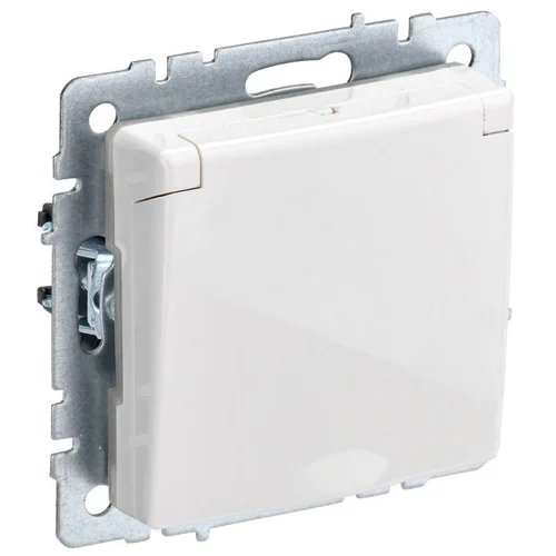 Розетка BRITE РСбш10-3-44-БрБ 16А IP44 с заземл. защ. шторки с крышкой бел. IEK BR-R16-16-44-K01 Розетка BRITE РСбш10-3-44-БрБ 16А IP44 с заземл. защ. шторки с крышкой бел. IEK BR-R16-16-44-K01