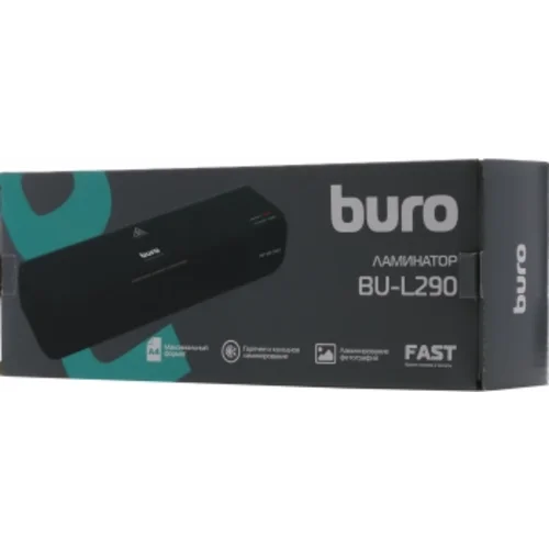 Ламинатор Buro BU-L290 черный A4 (70-125мкм) 30см/мин (2вал.) хол.лам. лам.фото Ламинатор Buro BU-L290 черный A4 (70-125мкм) 30см/мин (2вал.) хол.лам. лам.фото