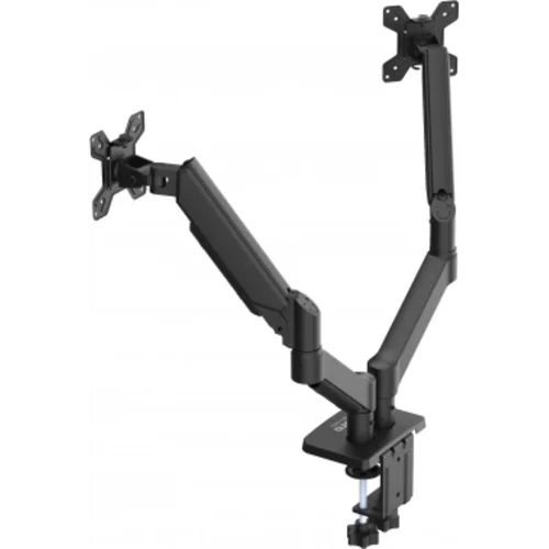 Кронштейн для мониторов ЖК Buro BU-M12 черный 17"-32" макс.10кг крепление к столешнице поворот и нак