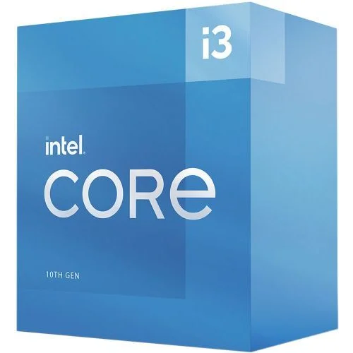 Intel Core i3-10105F BOX (Comet Lake, 14nm, C4/T8, Base 3,70GHz, Turbo 4,40GHz, Without Graphics, L3 6Mb, TDP 65W, S1200) BOX