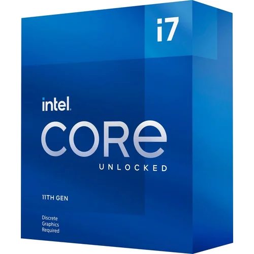 Intel Core i7-11700 BOX (Rocket Lake, 14nm, C8/T16, Base 2,50GHz, Turbo 4,90GHz, UHD 750, L3 16Mb, TDP 65W, vPro, S1200), RTL {5} (214940) BOX