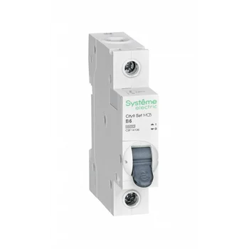 Выключатель автоматический модульный 1п B 6А 4.5кА City9 Set 230В SE C9F14106