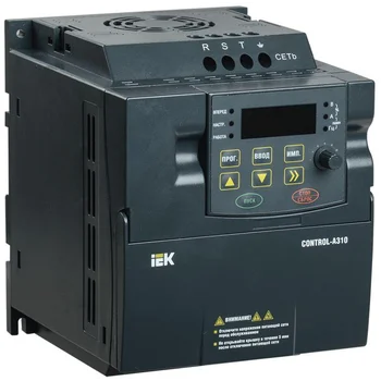 Преобразователь частоты CONTROL-A310 380В 3ф 2.2кВт 5.1А IEK CNT-A310D33V022TEZ Преобразователь частоты CONTROL-A310 380В 3ф 2.2кВт 5.1А IEK CNT-A310D33V022TEZ