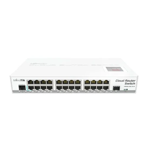 Коммутатор Cloud Router Switch Mikrotik 125-24G-1S-IN (RouterOS L5), настольный форм-фактор