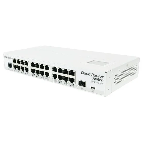 Коммутатор Cloud Router Switch Mikrotik 125-24G-1S-IN (RouterOS L5), настольный форм-фактор