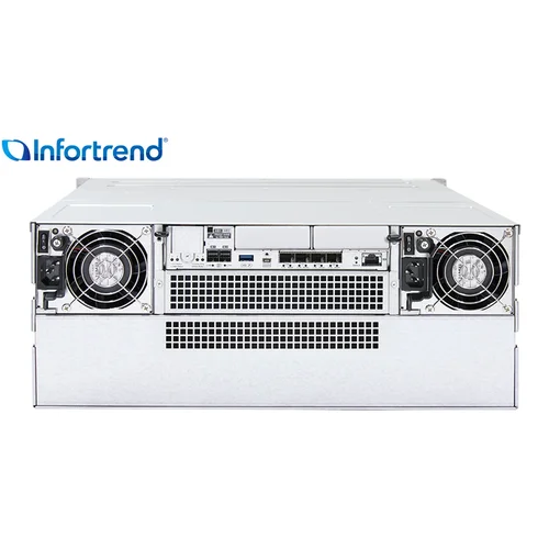 Система хранения данных Infortrend CS4024G (1xCtrl, до 24xHDD, 2xSAS12G внеш. порт, 4x16GB, 4x10G порта iSCSI)