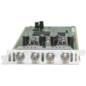 Модуль четырёхтюнерного DVB-S2 демодулятора поддержка BISS и T2-MI D01S2 для DCP-3000MF Модуль четырёхтюнерного DVB-S2 демодулятора поддержка BISS и T2-MI D01S2 для DCP-3000MF