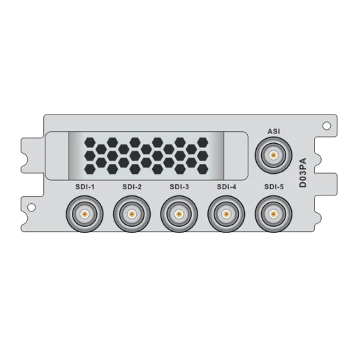 Модуль однопоточного MPEG-2/H.264/H.265 декодера SDI D03PA для DCP-3000MF Модуль однопоточного MPEG-2/H.264/H.265 декодера SDI D03PA для DCP-3000MF
