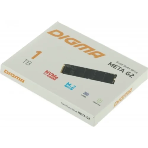 Накопитель SSD Digma PCIe 4.0 x4 1TB DGSM4001TG23T Meta G2 M.2 2280 Накопитель SSD Digma PCIe 4.0 x4 1TB DGSM4001TG23T Meta G2 M.2 2280