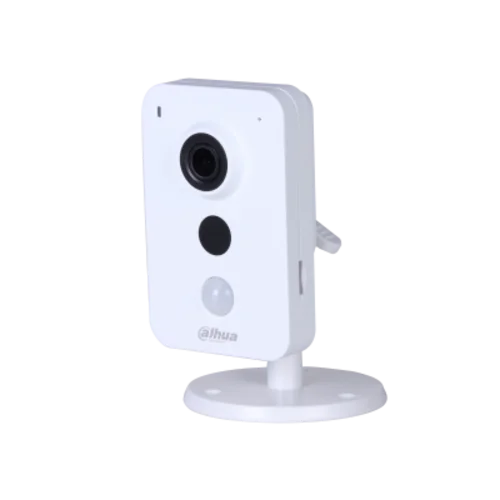 Wi-Fi камера Dahua DH-IPC-K15P миникуб 1.3Мп, объектив 2.8мм, 12В, microSD, встр.микрофон/динамик, DWDR, ИК до 10м