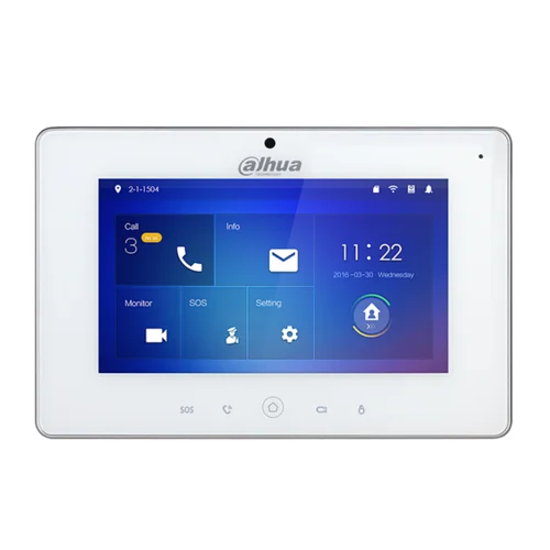 Монитор IP-видеодомофона Dahua DH-VTH5221DW-C 7 дюймов, 1Мп передняя камера, карта памяти до 32Гб, DC12В/PoE(802.3af) Монитор IP-видеодомофона Dahua DH-VTH5221DW-C 7 дюймов, 1Мп передняя камера, карта памяти до 32Гб, DC12В/PoE(802.3af)