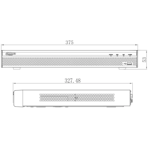 IP Видеорегистратор Dahua DHI-NVR4216-16P-4KS2 до 16х 8 Мп камер, 2 HDD до 6 Тб каждый, 16 PoE портов, ANR, до 200 Мбит/с вх. битрейт