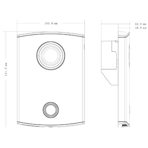 IP вызывная панель Dahua DHI-VTO6100C 1.3Мп, ночной режим, поддержка mifare карт, врезной монтаж IP вызывная панель Dahua DHI-VTO6100C 1.3Мп, ночной режим, поддержка mifare карт, врезной монтаж