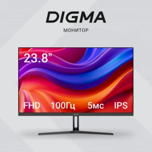 Монитор Digma 23.8" Progress 24P301F черный IPS LED 16:9 HDMI M/M матовая 250cd 178гр/178гр 1920x108 Монитор Digma 23.8" Progress 24P301F черный IPS LED 16:9 HDMI M/M матовая 250cd 178гр/178гр 1920x108