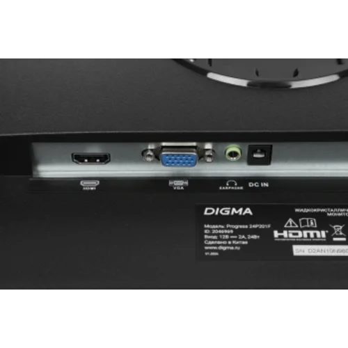 Монитор Digma 23.8" Progress 24P201F черный IPS LED 16:9 HDMI матовая 250cd 178гр/178гр 1920x1080 75 Монитор Digma 23.8" Progress 24P201F черный IPS LED 16:9 HDMI матовая 250cd 178гр/178гр 1920x1080 75
