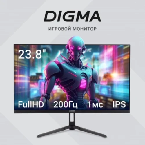 Монитор Digma 23.8" Overdrive 24P410F черный IPS LED 2ms 16:9 HDMI матовая 300cd 178гр/178гр 1920x10 Монитор Digma 23.8" Overdrive 24P410F черный IPS LED 2ms 16:9 HDMI матовая 300cd 178гр/178гр 1920x10