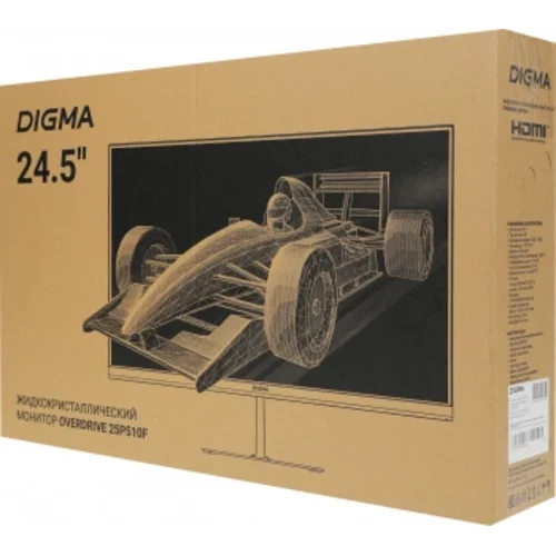 Монитор Digma 24.5" Overdrive 25P510F черный IPS LED 1ms 16:9 HDMI матовая Piv 250cd 178гр/178гр 192 Монитор Digma 24.5" Overdrive 25P510F черный IPS LED 1ms 16:9 HDMI матовая Piv 250cd 178гр/178гр 192