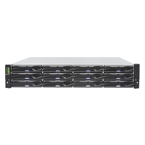 Система хранения данных Infortrend DS1012R2C-B Gen2 (2xCtrl, до 12xHDD, 2xSAS12G внеш. порт, 2x2GB, 8x1G порта iSCSI)