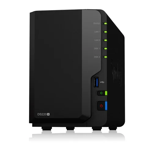 Сетевое хранилище Synology DiskStation DS220+, 2xHDD 3,5", 2х1000Base-T, без дисков Сетевое хранилище Synology DiskStation DS220+, 2xHDD 3,5", 2х1000Base-T, без дисков