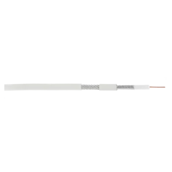 Кабель NETLAN коаксиальный, RG-11 (75 Ом), одножильный, CCS (омедненная сталь), внутренний, PVC нг(A), белый, 305м Кабель NETLAN коаксиальный, RG-11 (75 Ом), одножильный, CCS (омедненная сталь), внутренний, PVC нг(A), белый, 305м