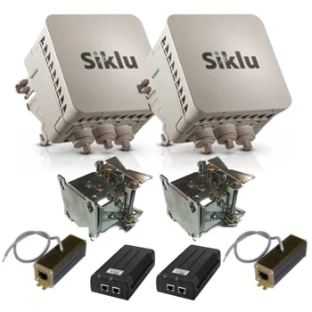 РРЛ Siklu EH-600T производительность 500 Мбит/с (расширение до 1 Гбит/с), дистанция до 500 метров (комплект)