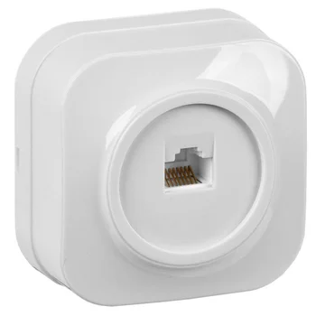 Розетка компьютерная 1-м ОП Glory РК10-ХБ бел. IEK EKH10-K01 Розетка компьютерная 1-м ОП Glory РК10-ХБ бел. IEK EKH10-K01