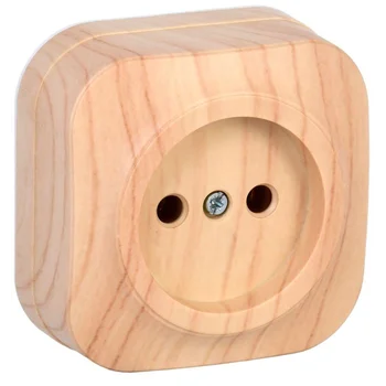 Розетка 1-м ОП GLORY РС20-2-ХС 10А без заземл. сосна IEK ERH10-K34-10 Розетка 1-м ОП GLORY РС20-2-ХС 10А без заземл. сосна IEK ERH10-K34-10