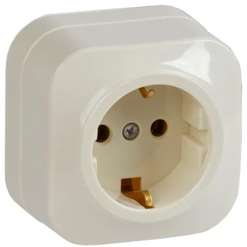 Розетка 1-м ОП GLORY РС20-3-ХК 16А с заземл. крем. IEK ERH11-K33-16 Розетка 1-м ОП GLORY РС20-3-ХК 16А с заземл. крем. IEK ERH11-K33-16