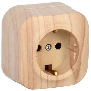 Розетка 1-м ОП GLORY РС20-3-ХС 16А с заземл. сосна IEK ERH11-K34-16 Розетка 1-м ОП GLORY РС20-3-ХС 16А с заземл. сосна IEK ERH11-K34-16