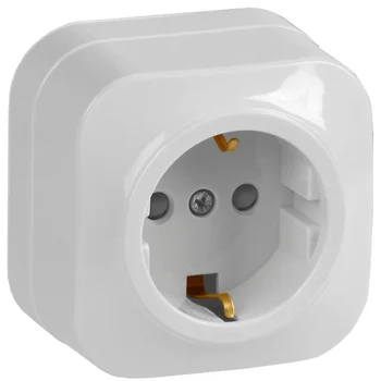 Розетка 1-м ОП GLORY РСш20-3-ХБ 16А с заземл. защ. шторки бел. IEK ERH14-K01-16 Розетка 1-м ОП GLORY РСш20-3-ХБ 16А с заземл. защ. шторки бел. IEK ERH14-K01-16