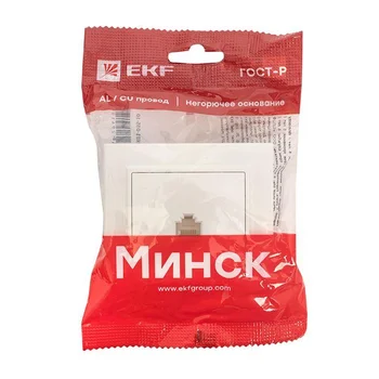 Розетка компьютерная 1-м СП Минск RJ45 бел. Basic EKF ERK01-035-10 Розетка компьютерная 1-м СП Минск RJ45 бел. Basic EKF ERK01-035-10