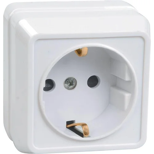 Розетка 1-м ОП Октава РС20-3-ОБ 16А IP20 с заземл. бел. IEK ERO11-K01-16-DC Розетка 1-м ОП Октава РС20-3-ОБ 16А IP20 с заземл. бел. IEK ERO11-K01-16-DC