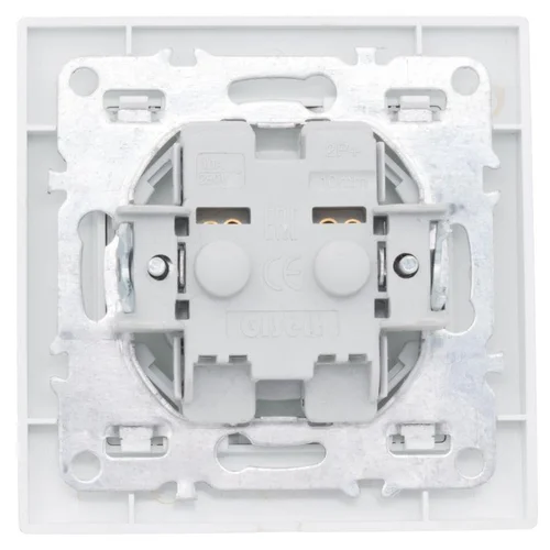 Розетка 1-м СП Минск 10А IP20 без заземл. защ. шторки бел. Basic EKF ERR10-022-100 Розетка 1-м СП Минск 10А IP20 без заземл. защ. шторки бел. Basic EKF ERR10-022-100