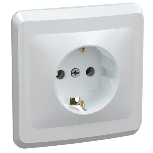 Розетка 1-м СП Вега РС10-3-ВБ с заземл. контактом без защ. штор 16А бел. IEK ERV11-K01-16-DM Розетка 1-м СП Вега РС10-3-ВБ с заземл. контактом без защ. штор 16А бел. IEK ERV11-K01-16-DM