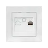 Розетка компьютерная 1-м СП Валенсия RJ45 бел. PROxima EKF EWK01-035-10