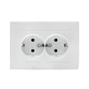 Розетка 2-м СП Валенсия 16А IP20 с заземл. защ. шторки бел. PROxima EKF EWR16-128-10 Розетка 2-м СП Валенсия 16А IP20 с заземл. защ. шторки бел. PROxima EKF EWR16-128-10