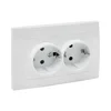 Розетка 2-м СП Валенсия 16А IP20 с заземл. защ. шторки бел. PROxima EKF EWR16-128-10 Розетка 2-м СП Валенсия 16А IP20 с заземл. защ. шторки бел. PROxima EKF EWR16-128-10