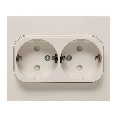 Розетка 2-м СП Стокгольм 16А IP20 с заземл. защ. шторки бел. PROxima EKF EXR16-128-10 Розетка 2-м СП Стокгольм 16А IP20 с заземл. защ. шторки бел. PROxima EKF EXR16-128-10