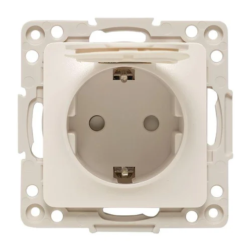 Розетка 1-м СП Стокгольм 16А IP44 с заземл.защ. шторки с крышкой механизм бел. PROxima EKF EYR16-028