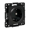 Розетка 1-м СП Стокгольм 16А с заземл. защ. шторки винтов. клеммы механизм черн. PROxima EKF EZR16-0