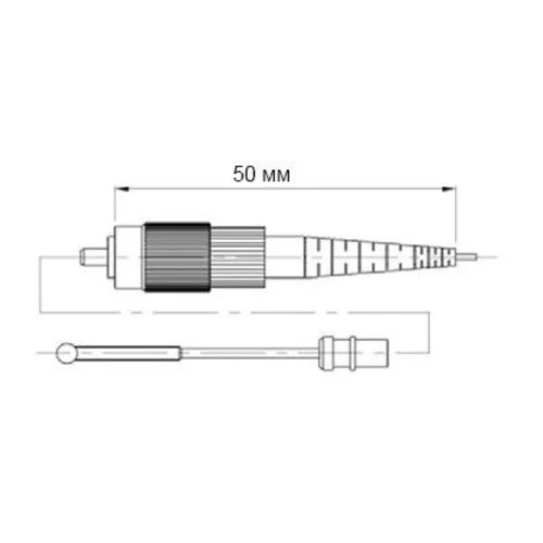Разъем оптический Ilsintech "Splice-On Connector" FC/UPC для кабеля 0,9 мм