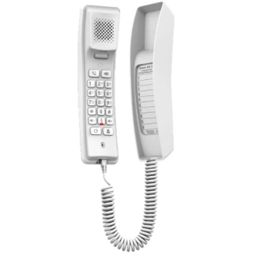 IP-телефон H2U отельный, белый, 2 аккаунта, PoE, без б/п