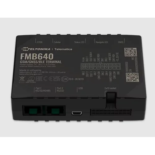 FMB640 GPS контроллер местонахождения и состояния транспорта FMB640 GPS контроллер местонахождения и состояния транспорта