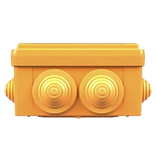 Коробка ответвительная FS 100х100х50мм 5р 450В 20А 10кв.мм с каб. вводами и клеммн. IP55 пластик. DK