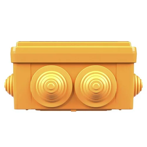 Коробка ответвительная FS 100х100х50мм 6р 450В 6А 4кв.мм с каб. вводами и клеммн. IP56 пластик. DKC