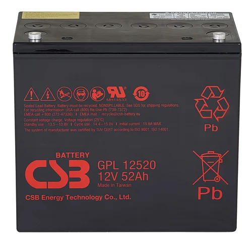Аккумулятор CSB GPL12520 Аккумулятор CSB GPL12520