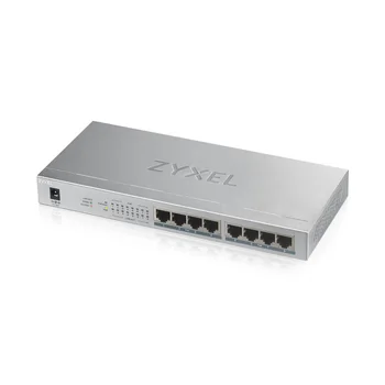 Коммутатор Zyxel GS1008HP PoE+, 8xGE PoE+, 60 W