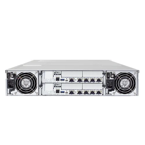 Система хранения данных Infortrend GS2012RCF-D (2xCtrl, до 12xHDD, 2xSAS12G внеш., 4x4GB, 8x1G портов iSCSI)